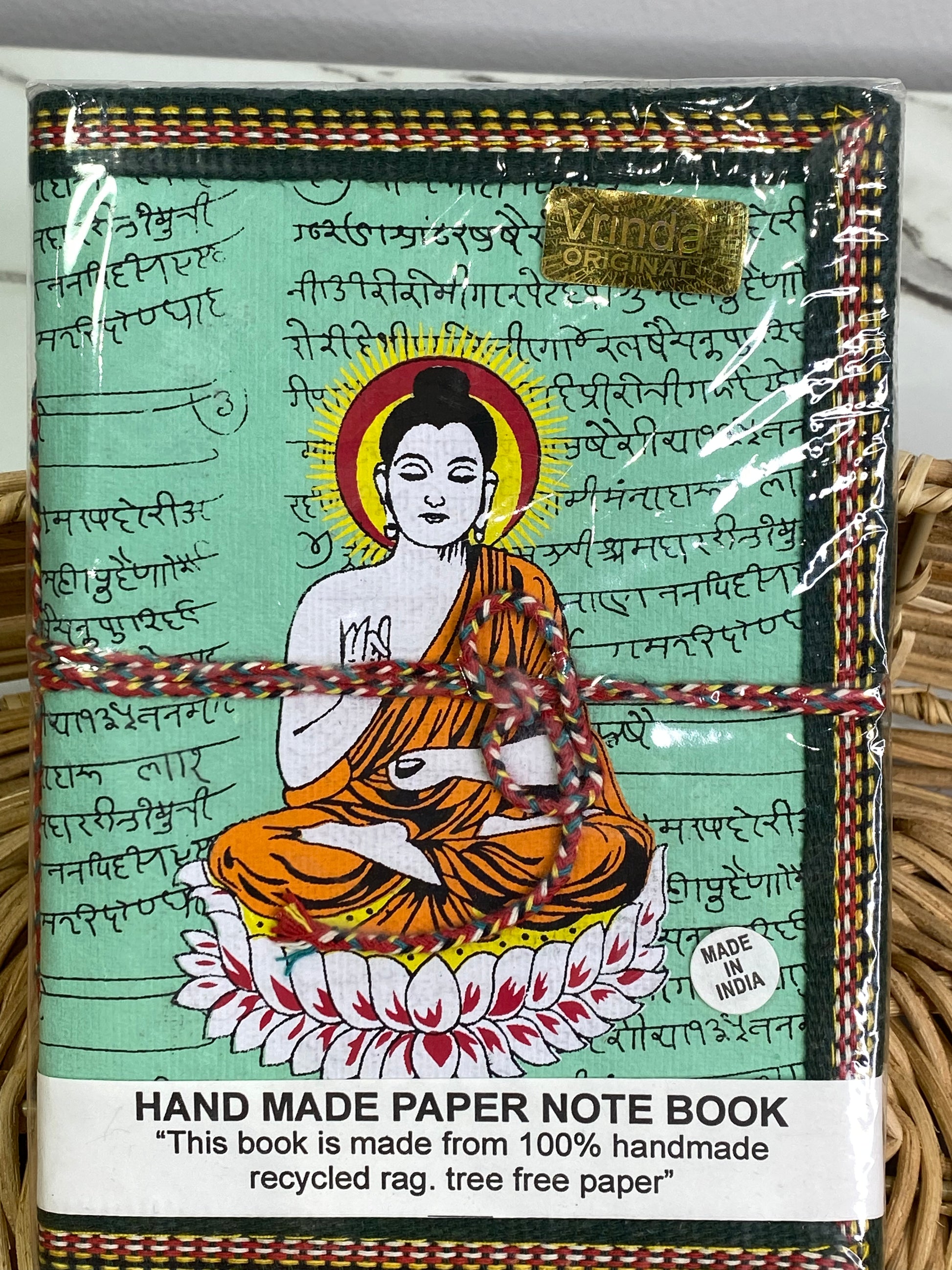 Buddha Paper Journal (Green) - Healing Lotus Shop