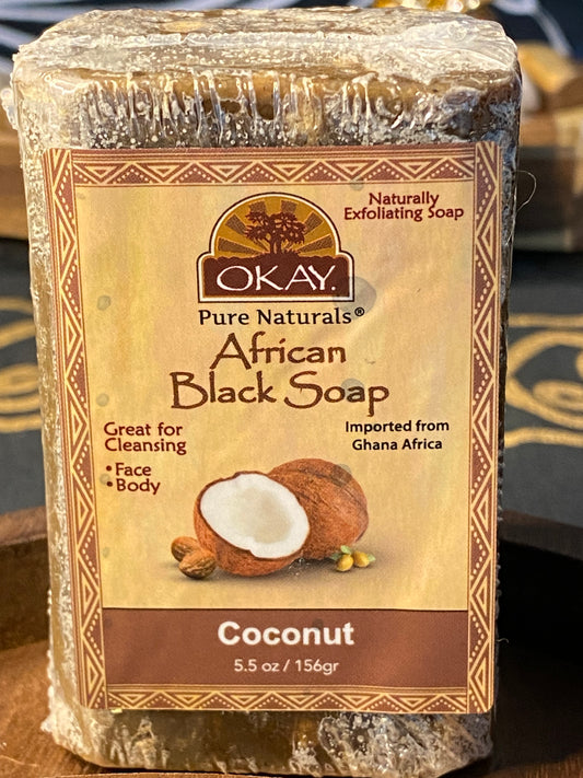 OKAY African Black Soap With Coconut