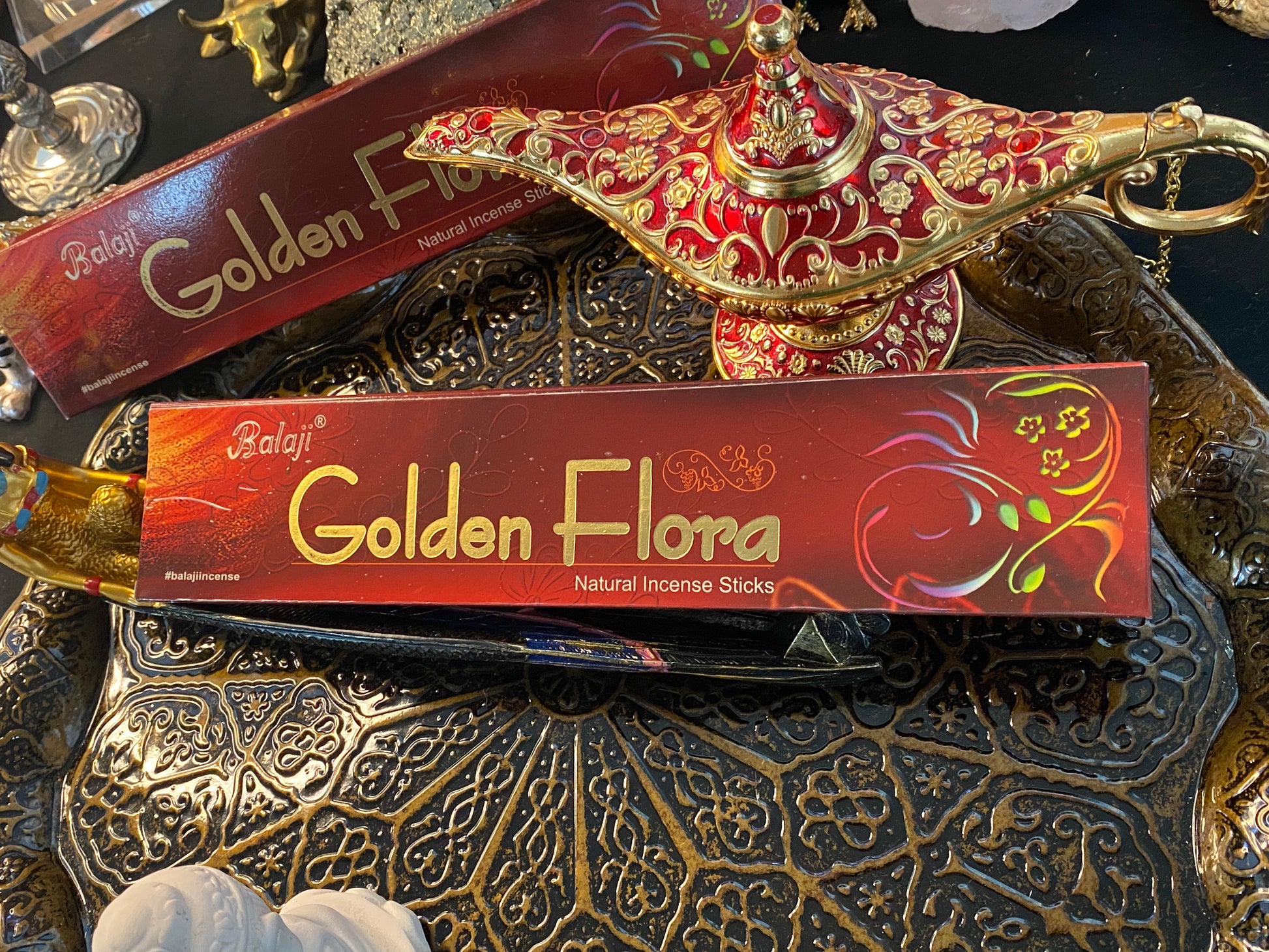 Balaji Golden Flora Incense Sticks - Healing Lotus Shop