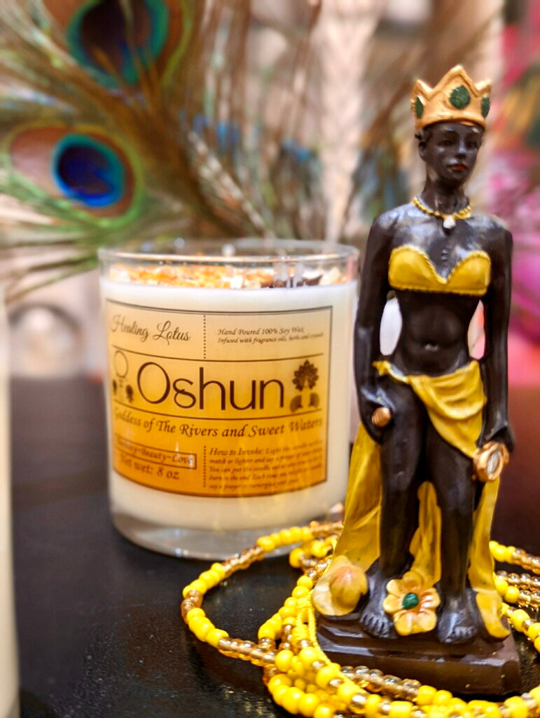 Oshun Goddess Candle (H.L. Collection)
