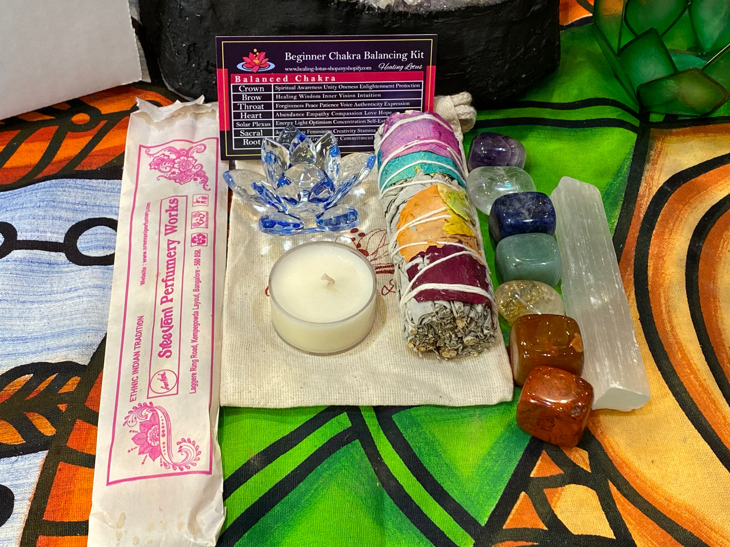 Beginner Chakra Balancing Kit - Healing Lotus Shop