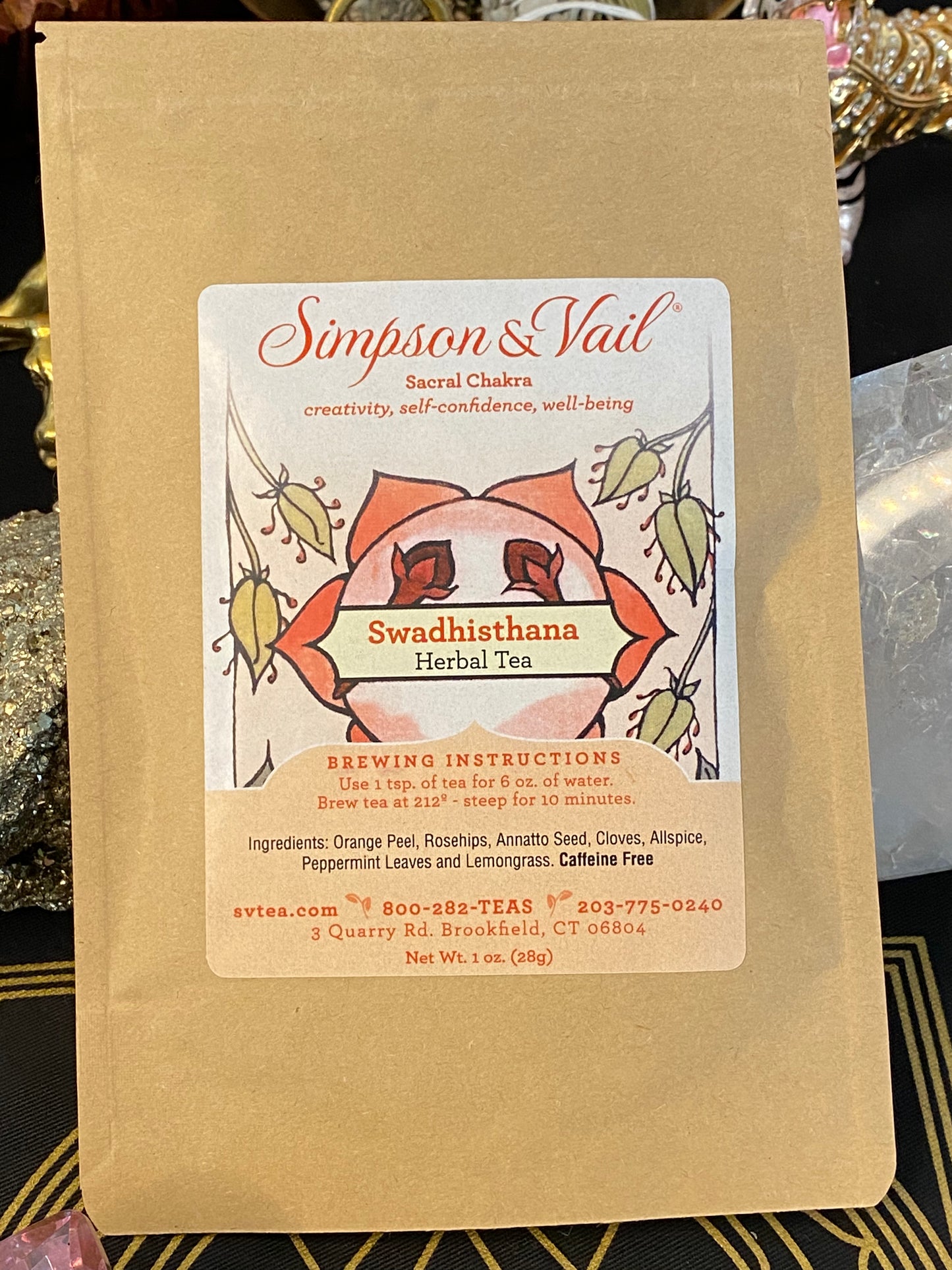 Simpson & Vail Swadhisthana Herbal Tea