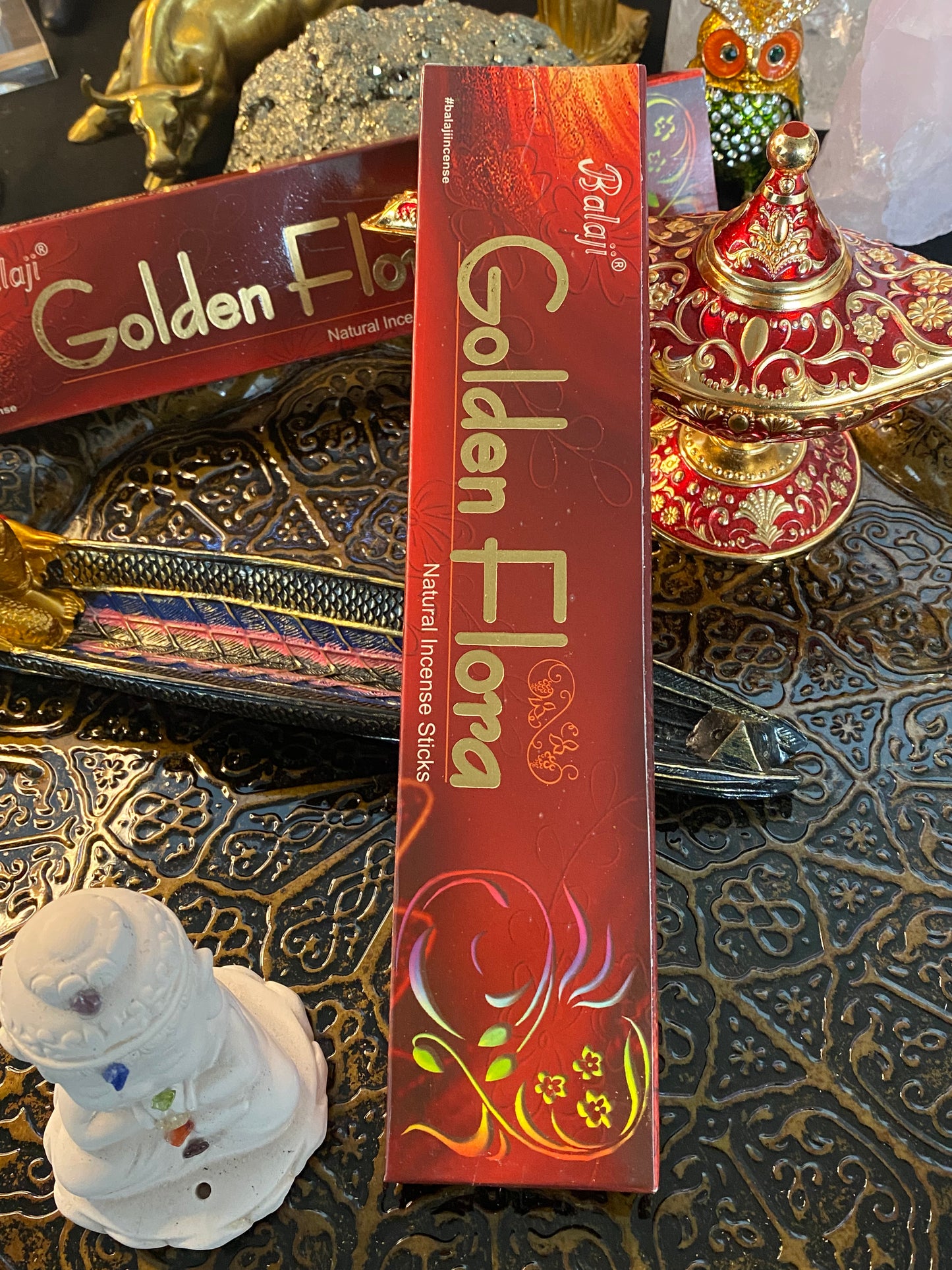 Balaji Golden Flora Incense Sticks - Healing Lotus Shop