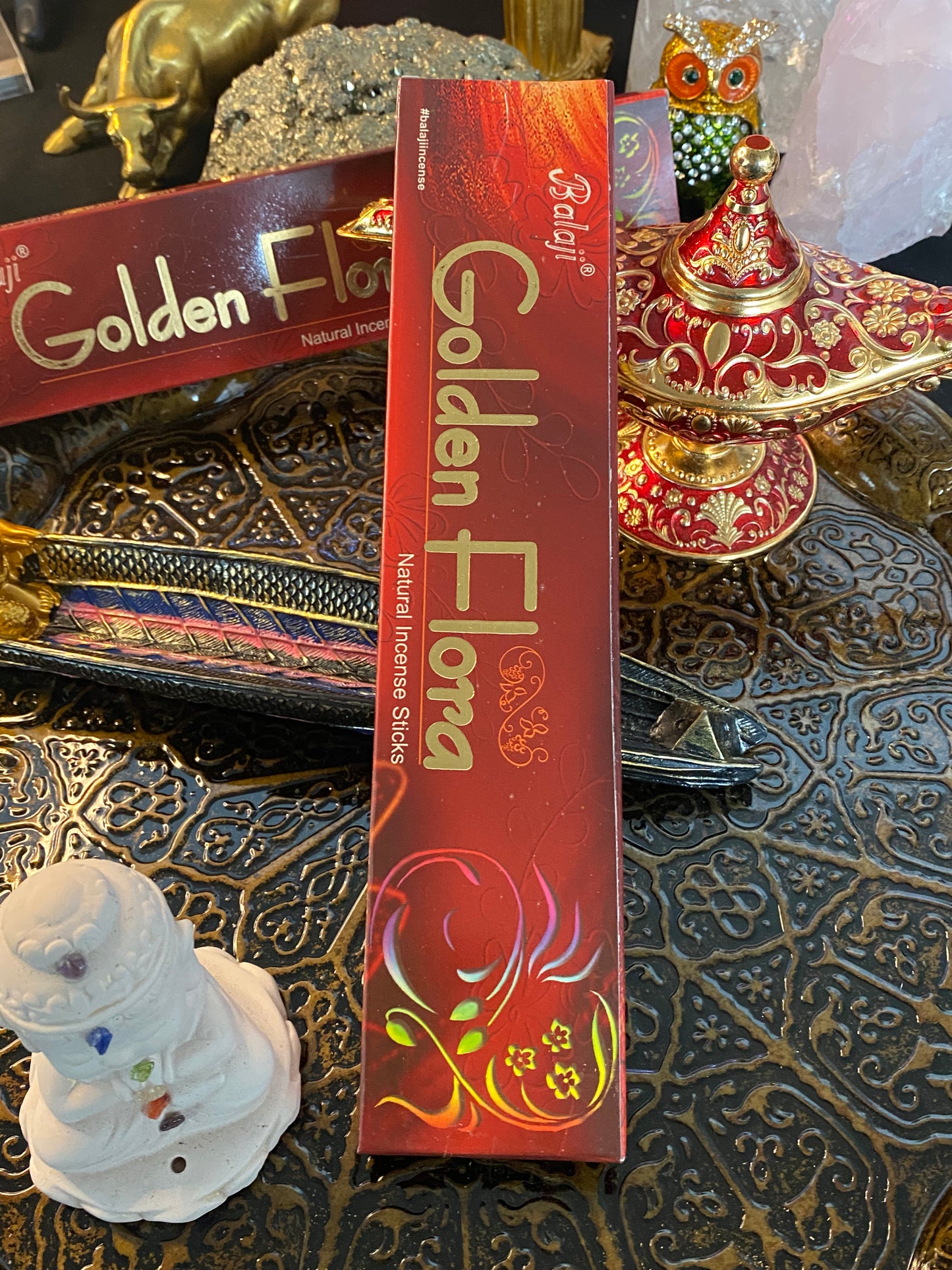 Balaji Golden Flora Incense Sticks - Healing Lotus Shop