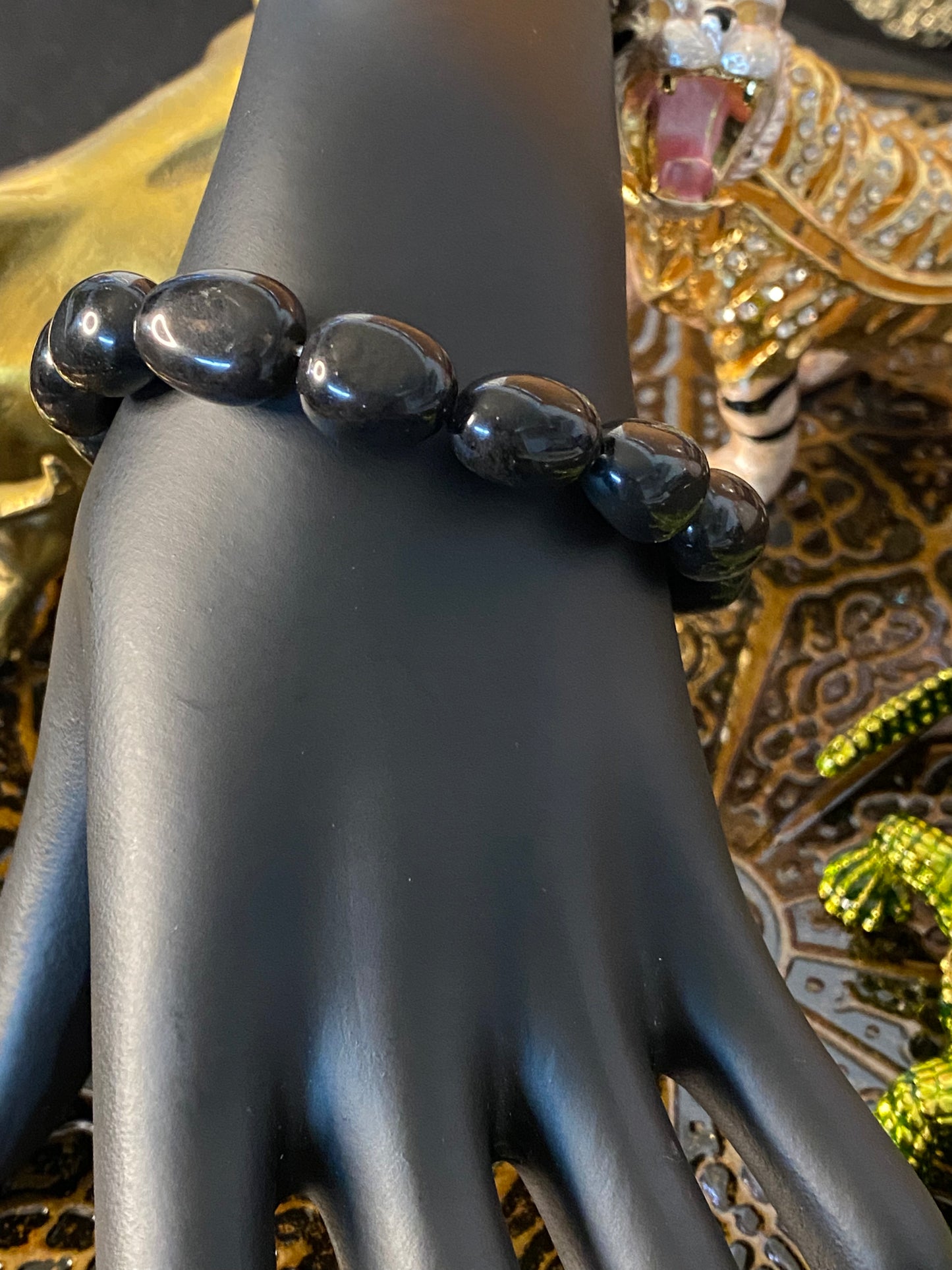 Shungite Tumbled String Bracelet