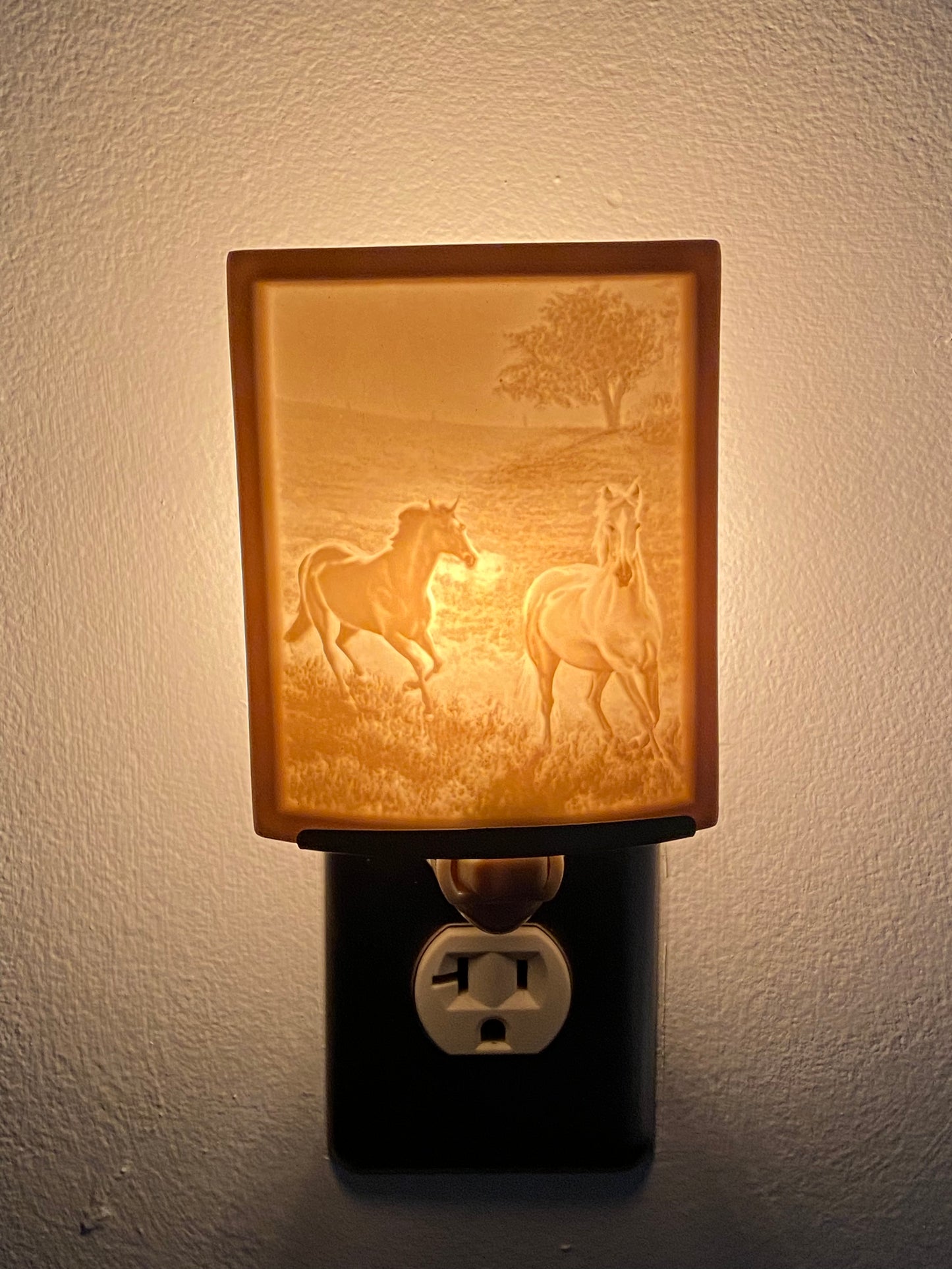 Morning Run Curved Lithophane Night Light