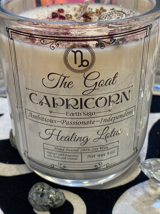 Capricorn Candle ( The Goat) - Healing Lotus Shop