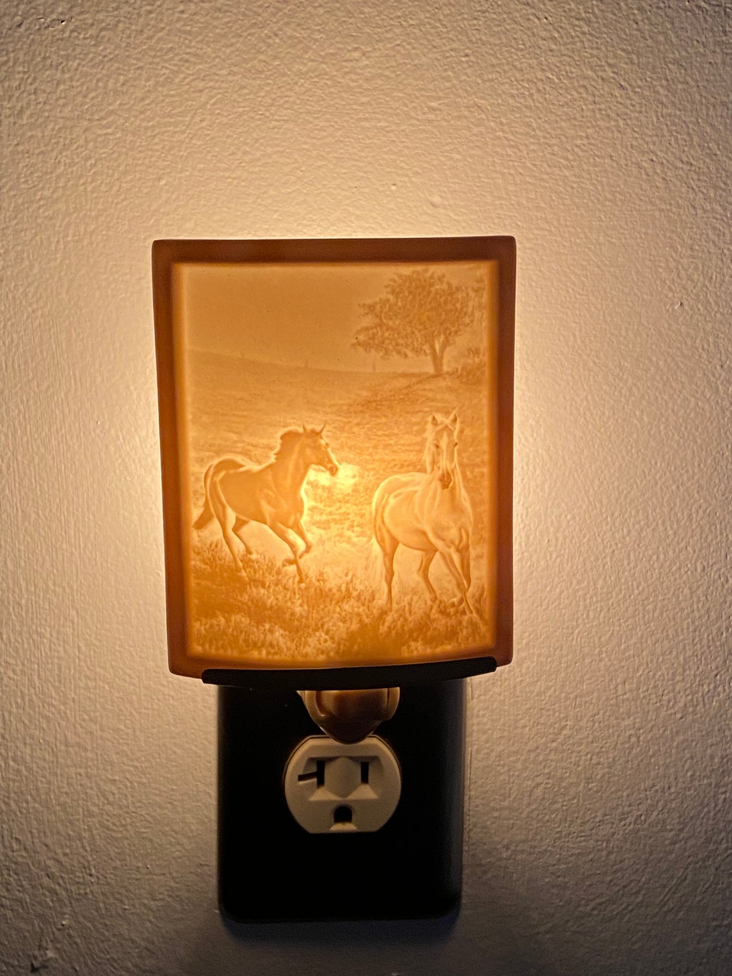 Morning Run Curved Lithophane Night Light