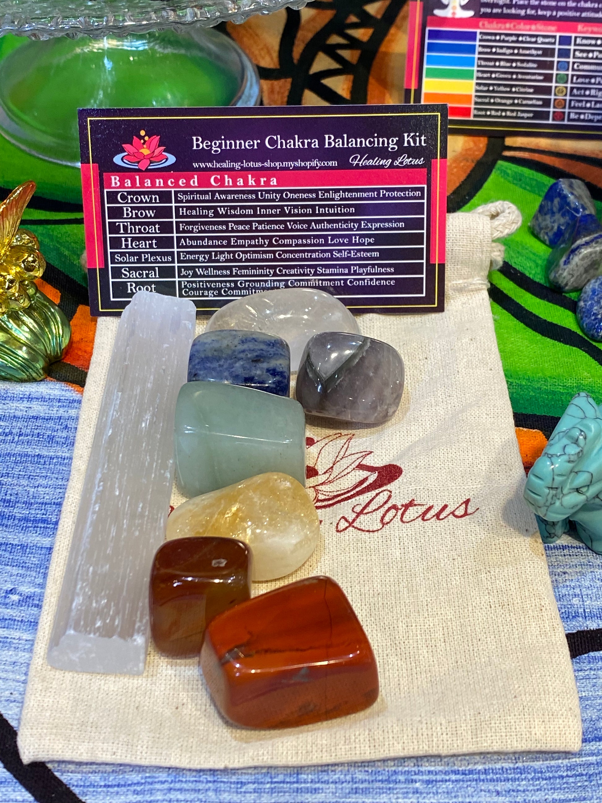 Beginner Chakra Balancing Kit - Healing Lotus Shop