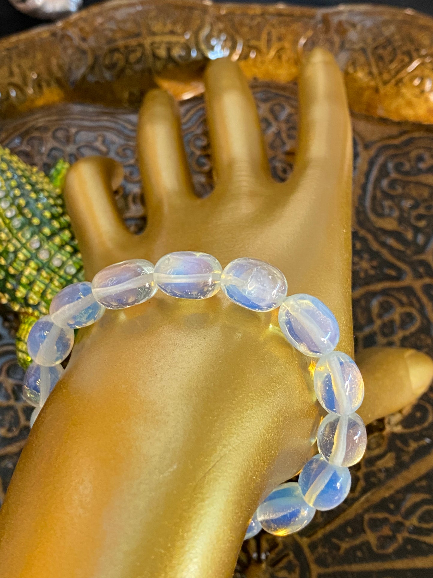 Opalite Nugget String Bracelet