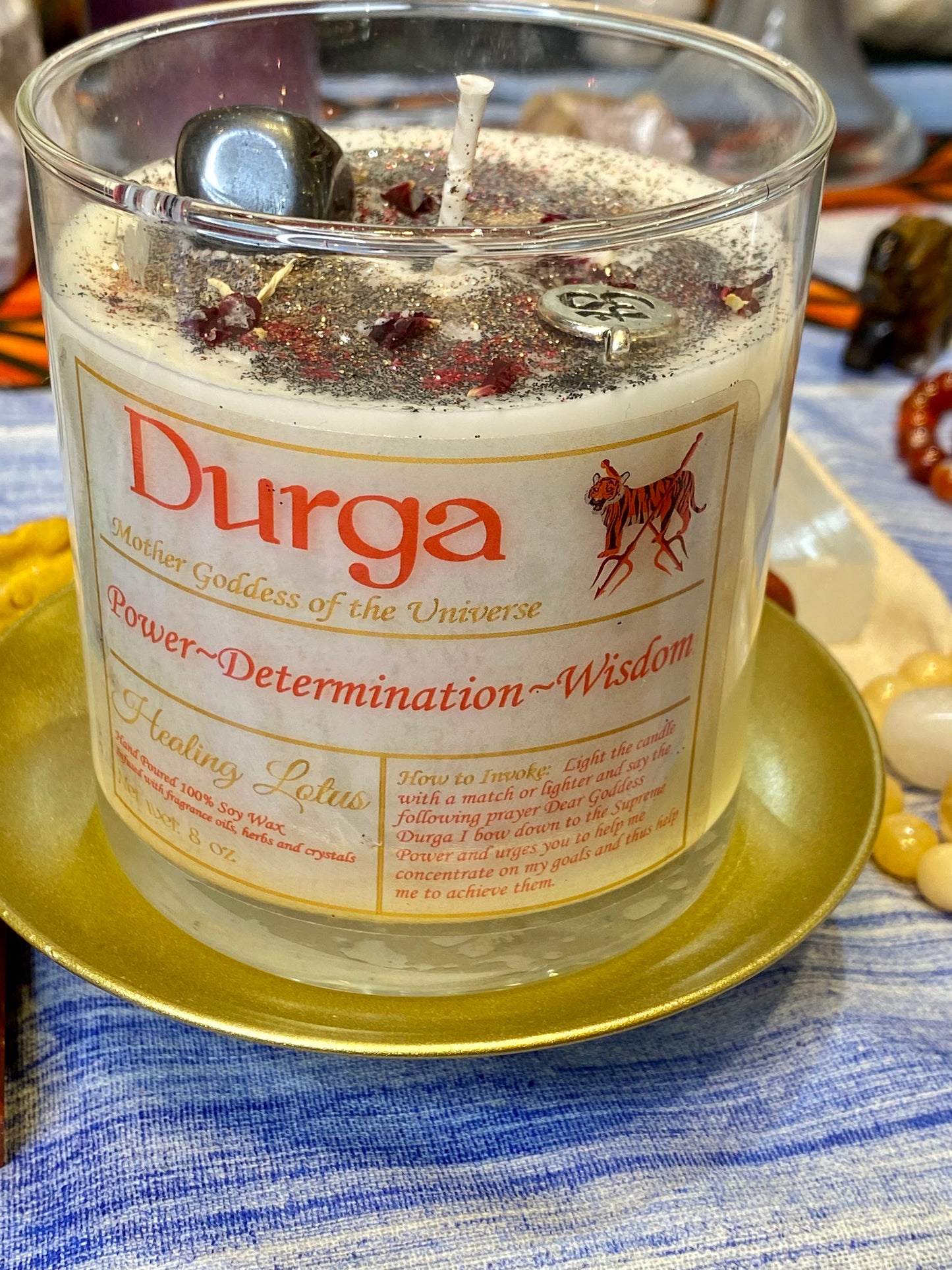 Durga Goddess Candle (H.L. Collection)