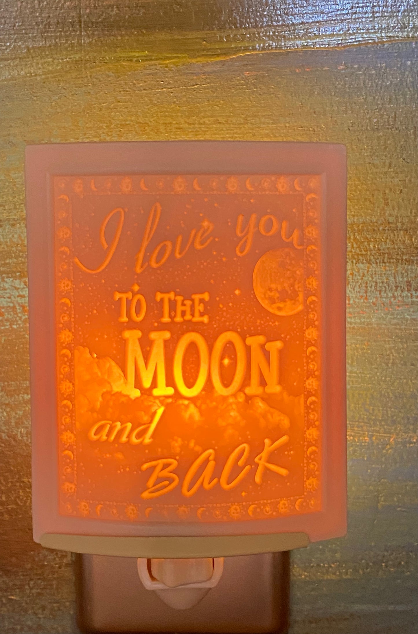 Love You To The Moon Lithophane Night Light