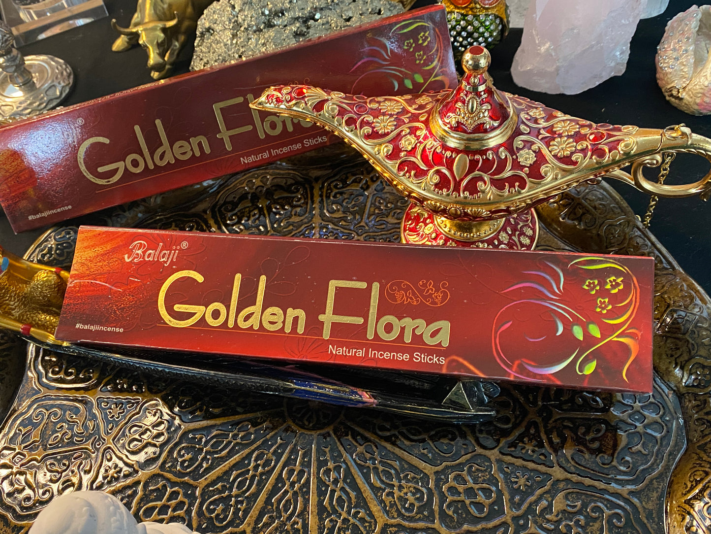 Balaji Golden Flora Incense Sticks - Healing Lotus Shop