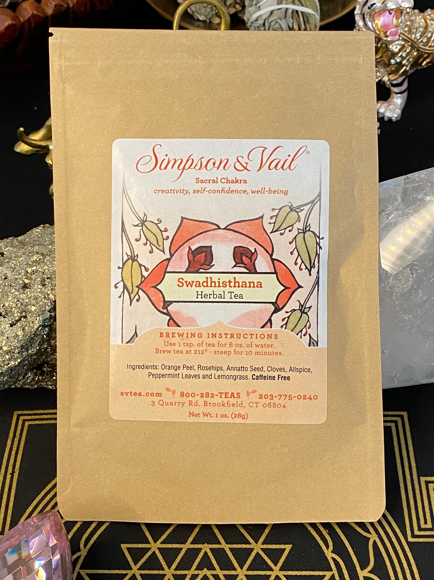 Simpson & Vail Swadhisthana Herbal Tea