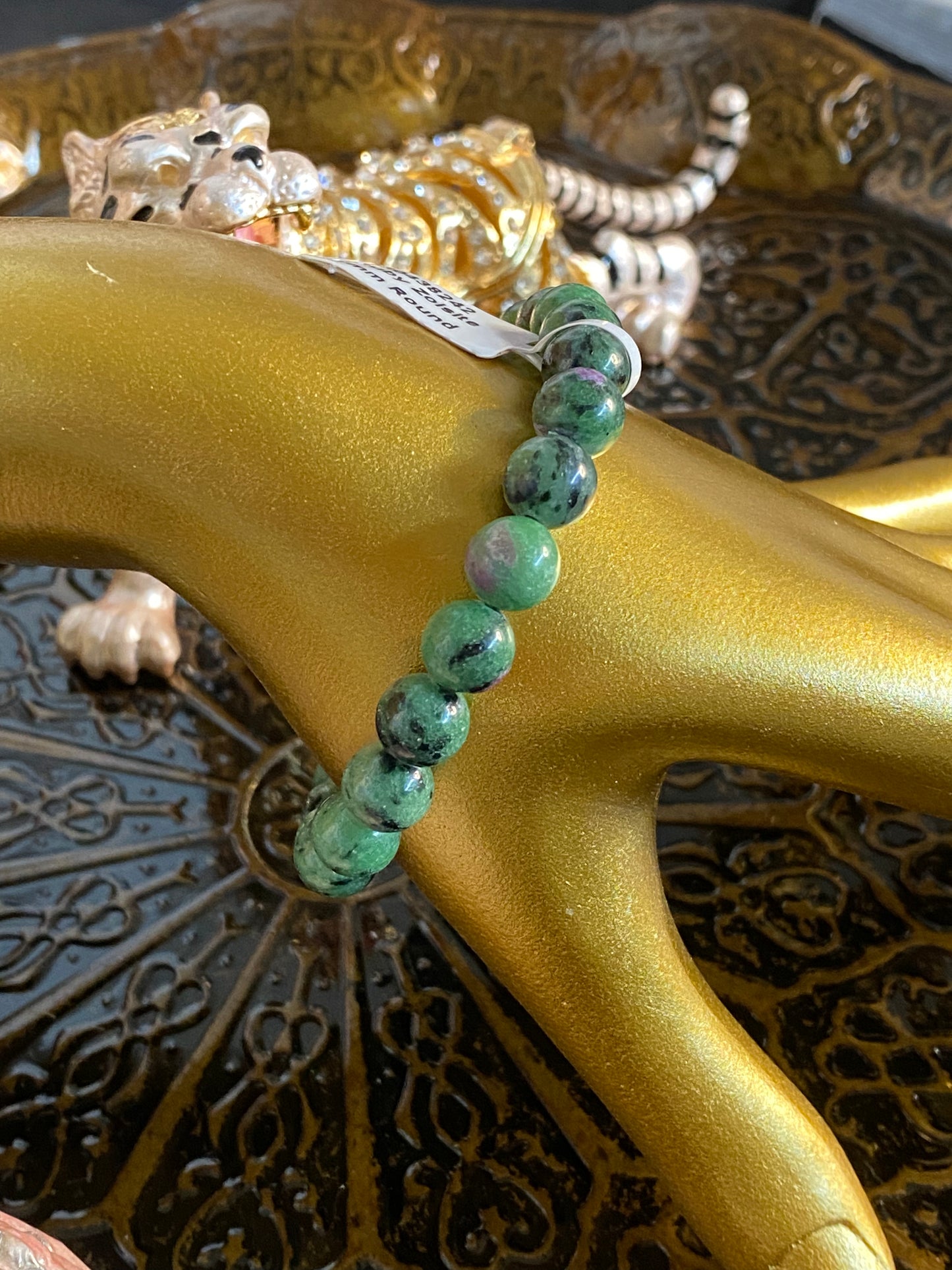 Ruby Zoisite Gemstone Bracelet