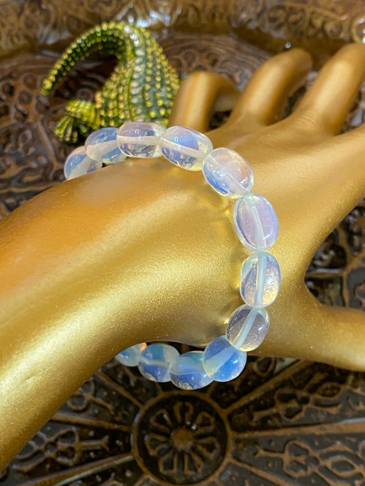 Opalite Nugget String Bracelet