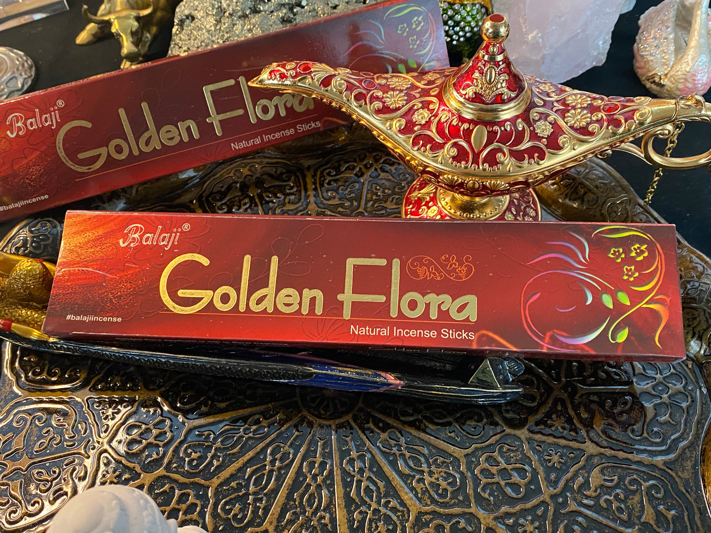 Balaji Golden Flora Incense Sticks - Healing Lotus Shop