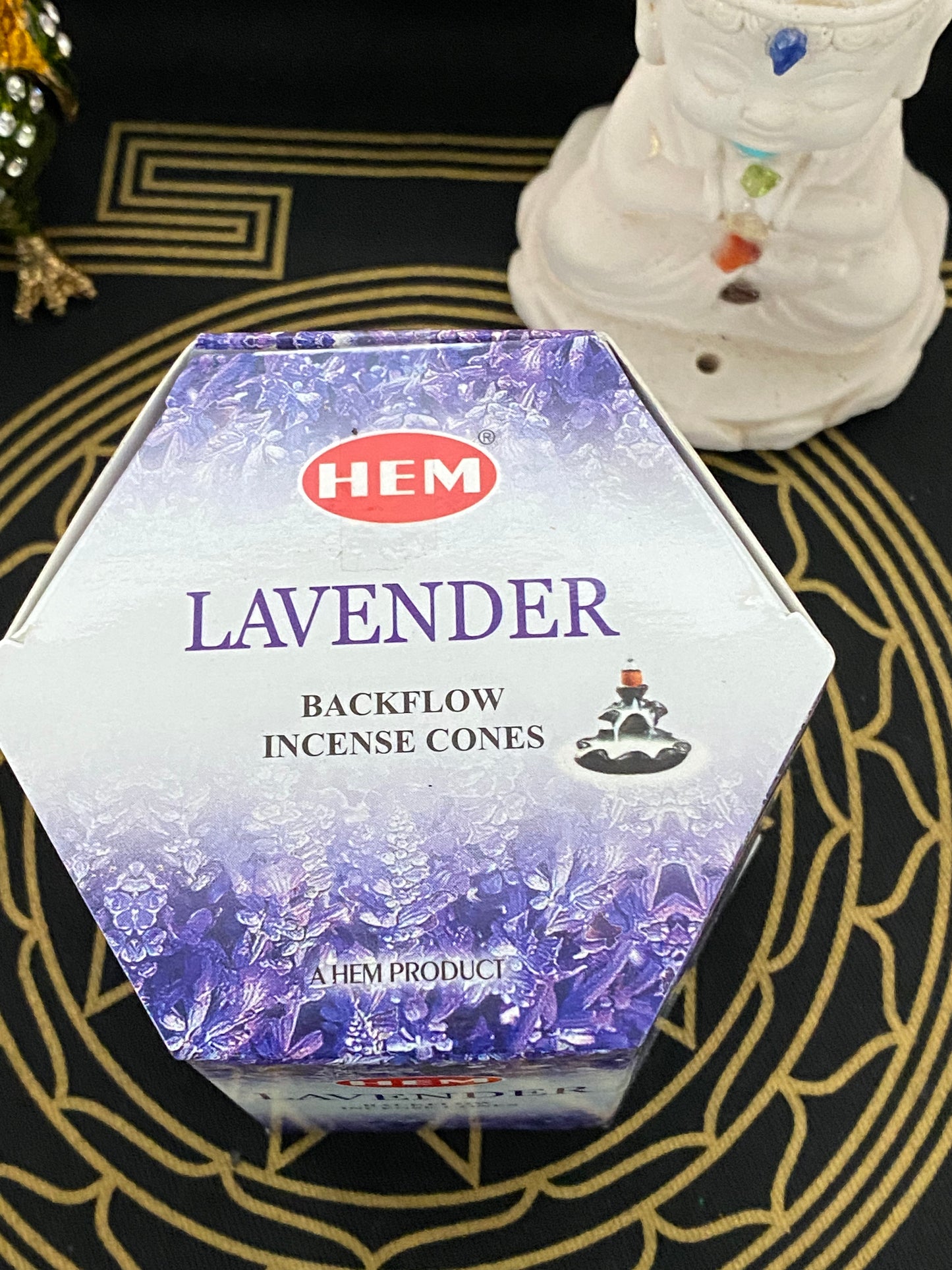 HEM Lavender Backflow Dhoop Incense