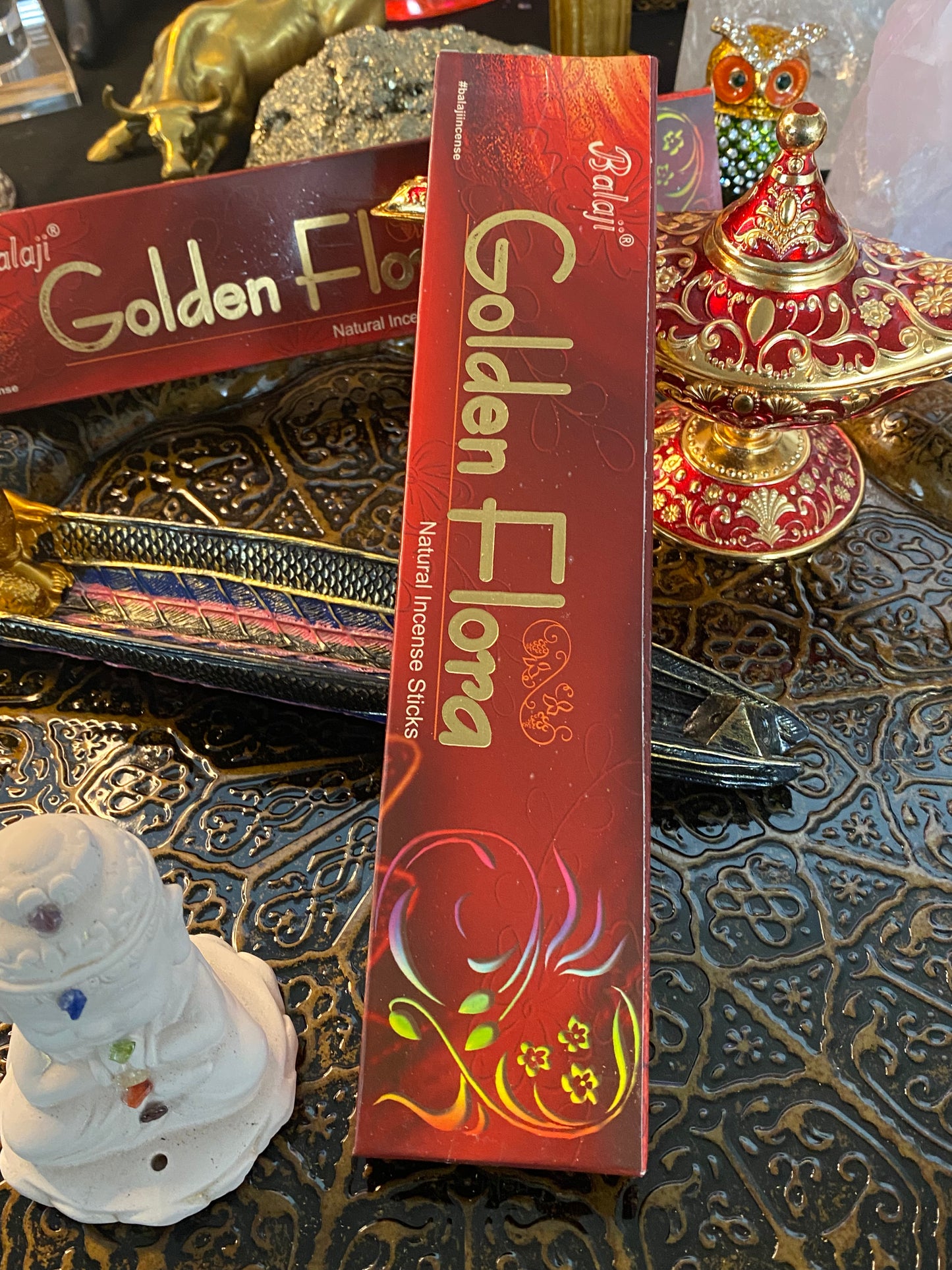 Balaji Golden Flora Incense Sticks - Healing Lotus Shop