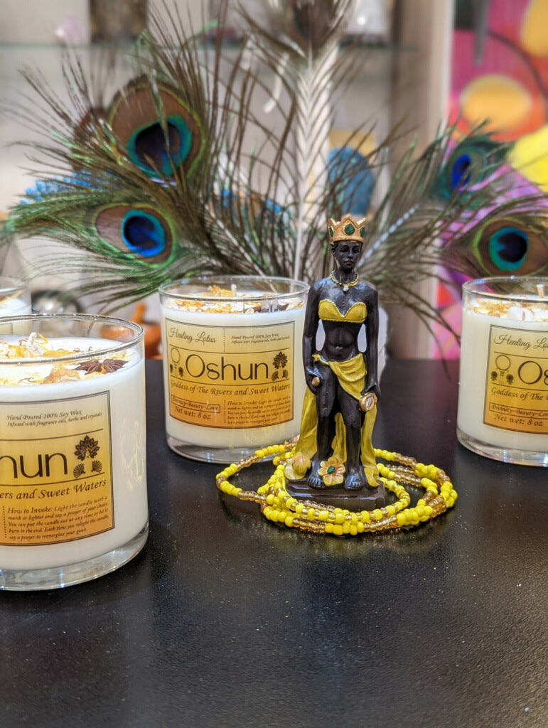 Oshun Goddess Candle (H.L. Collection)