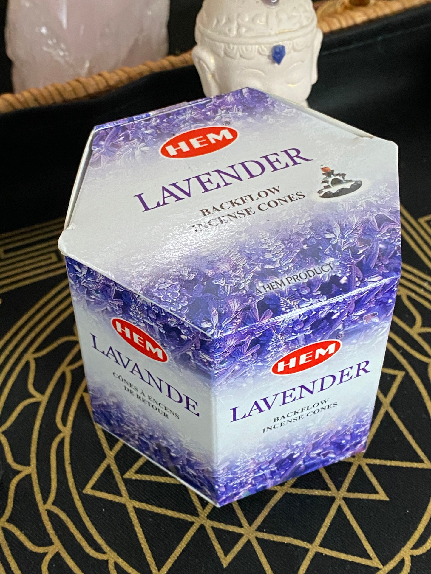 HEM Lavender Backflow Dhoop Incense